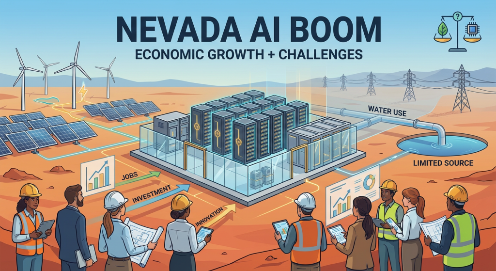 Nevada’s AI Data Center Boom: Economic Surge and Environmental Trade-Offs